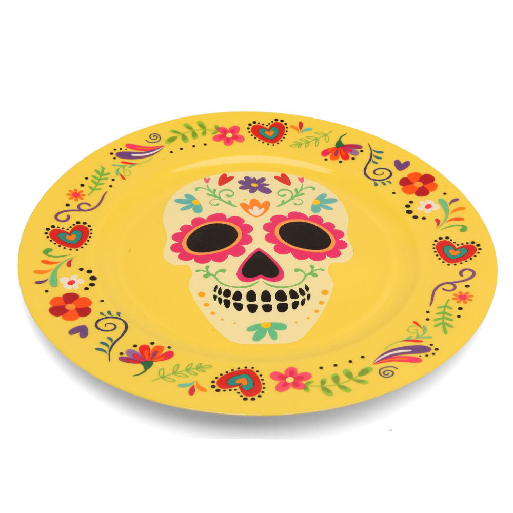 Atosa - Piatto Morte Messicana Ø33cm - GialloAtosa