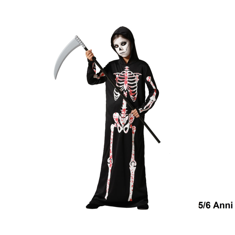 Atosa - Costume Scheletro Insanguinato - 5/6 AnniAtosa