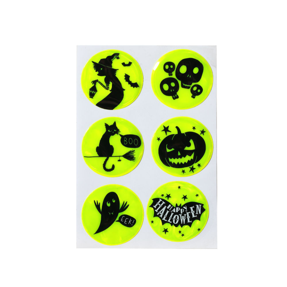 Atosa -  Adesivi Halloween Riflettenti - 6pzAtosa