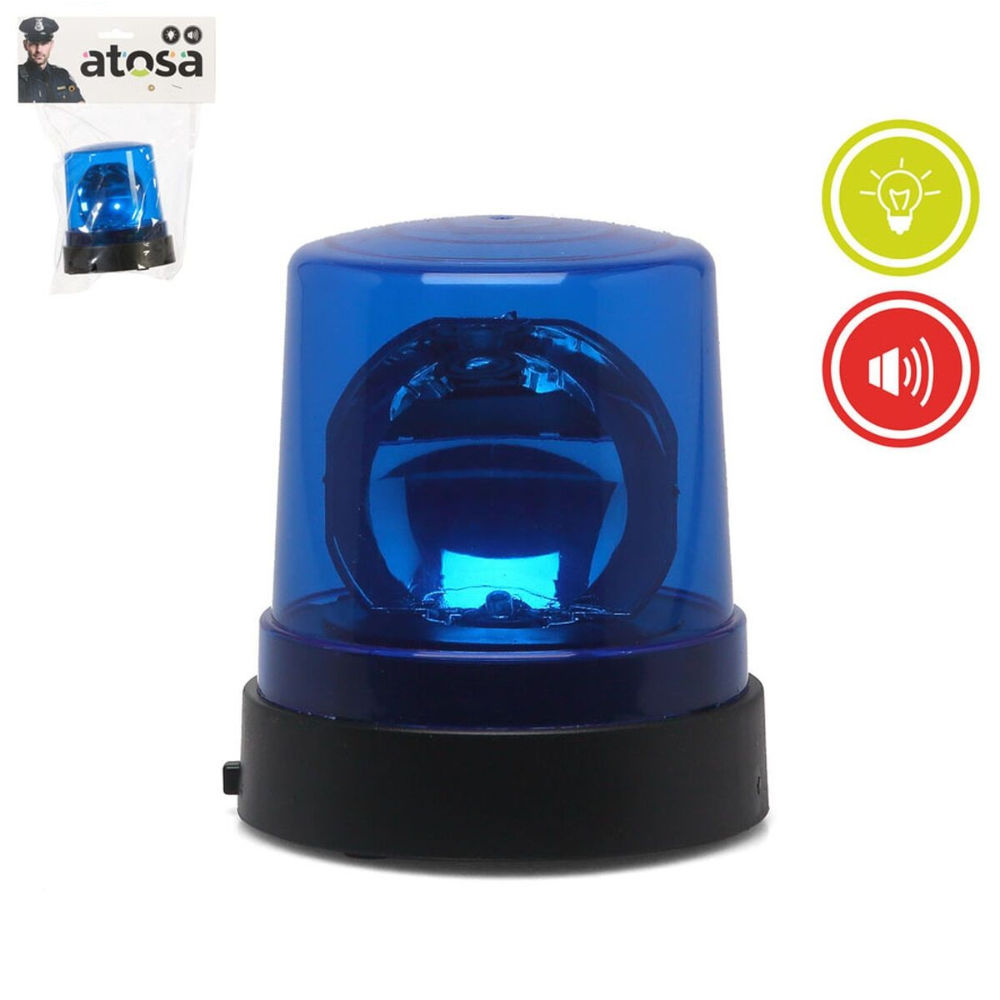 Atosa - Imitazione Girofaro Blu - 10x10cmAtosa