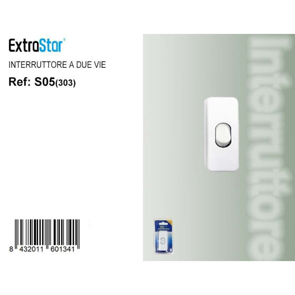 Interruttore Volante a Due Vie S05 - BiancoExtrastar