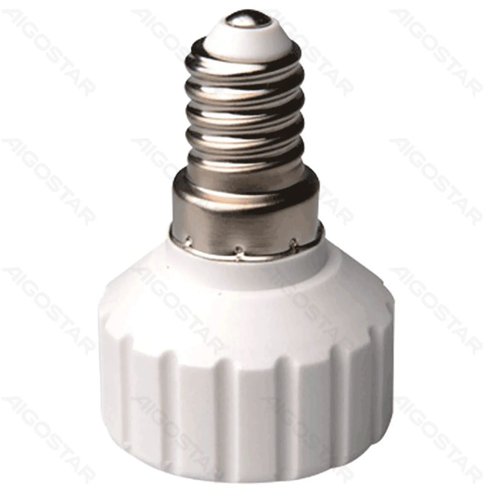 ADATTATORE LAMPADINA - E14 A GU10 - BIANCOAigostar