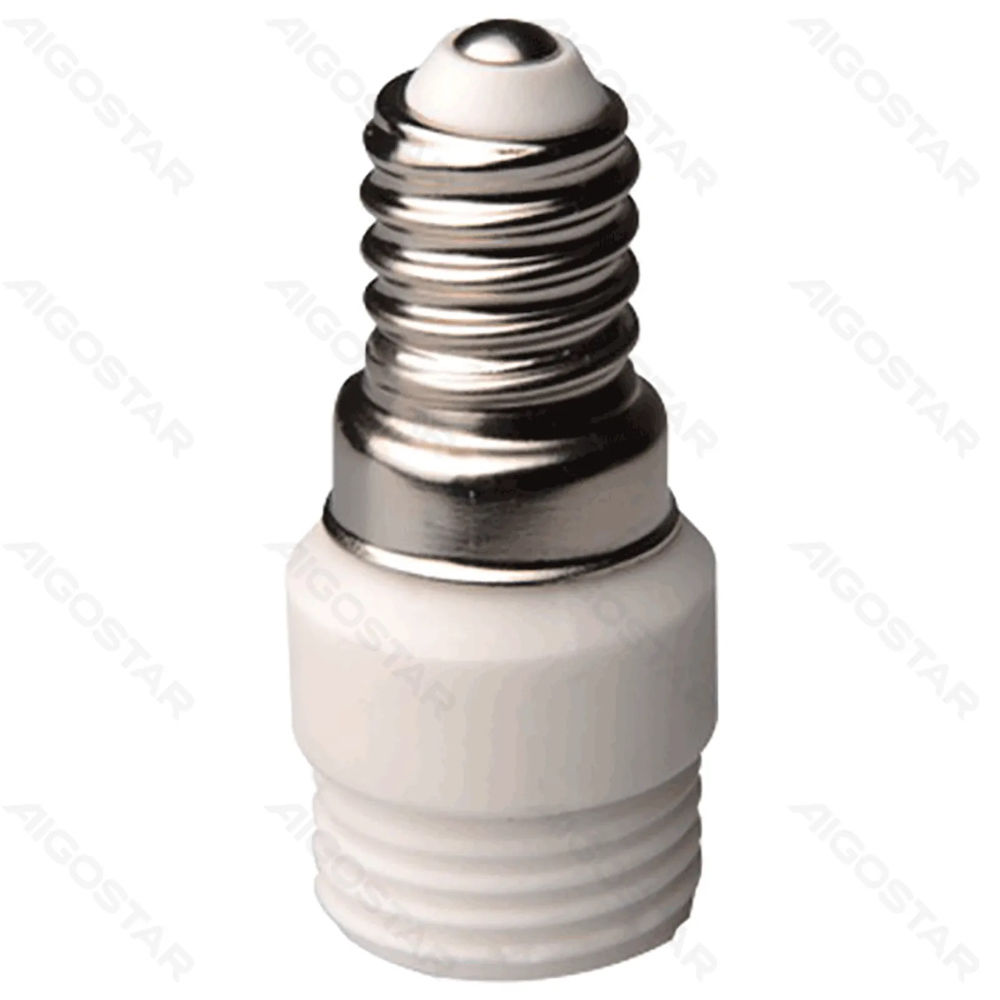 ADATTATORE LAMPADINA - E14 A G9 - BIANCOAigostar