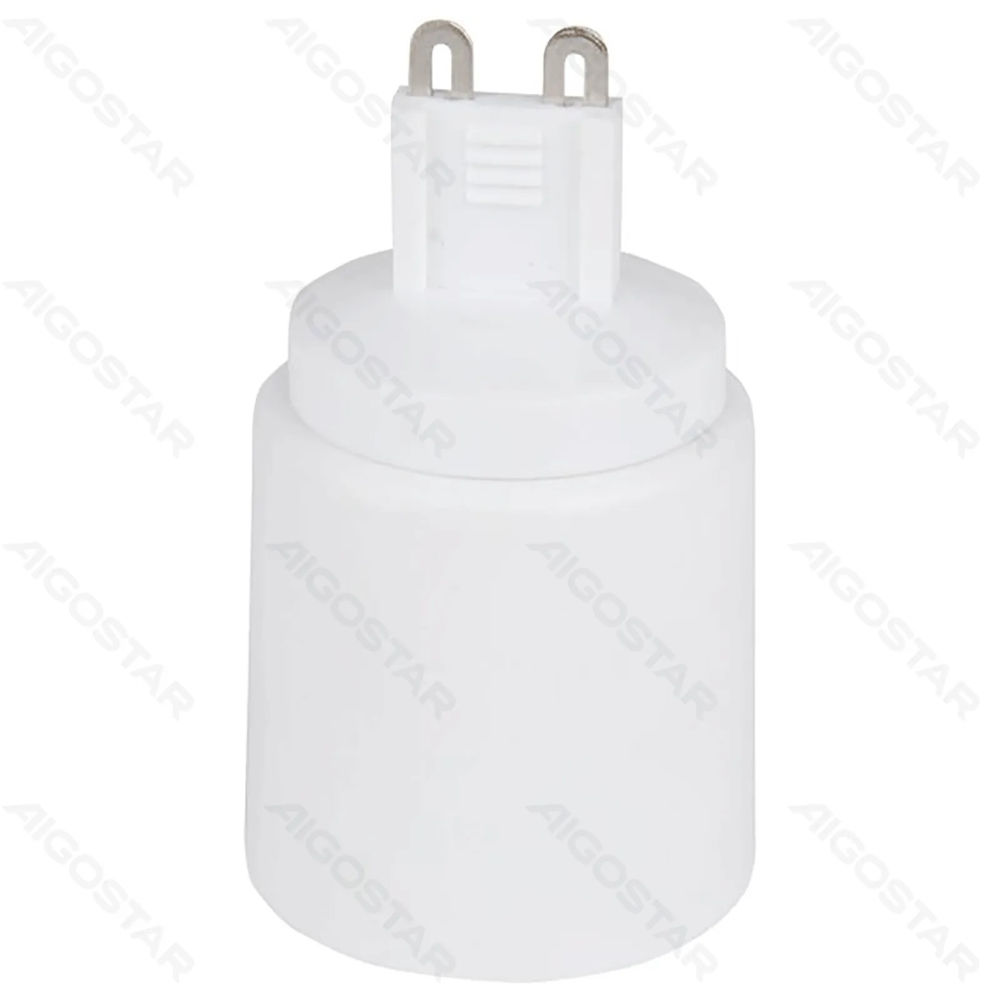 ADATTATORE LAMPADINA - G9 A E27 - BIANCOAigostar