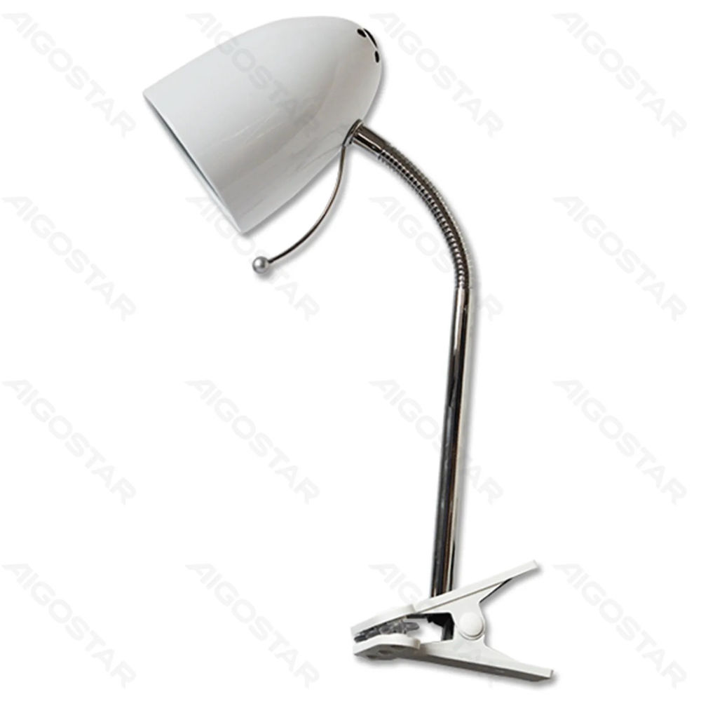 LAMPADA DA SCRIVANIA A CLIP 35CM - BIANCOAigostar