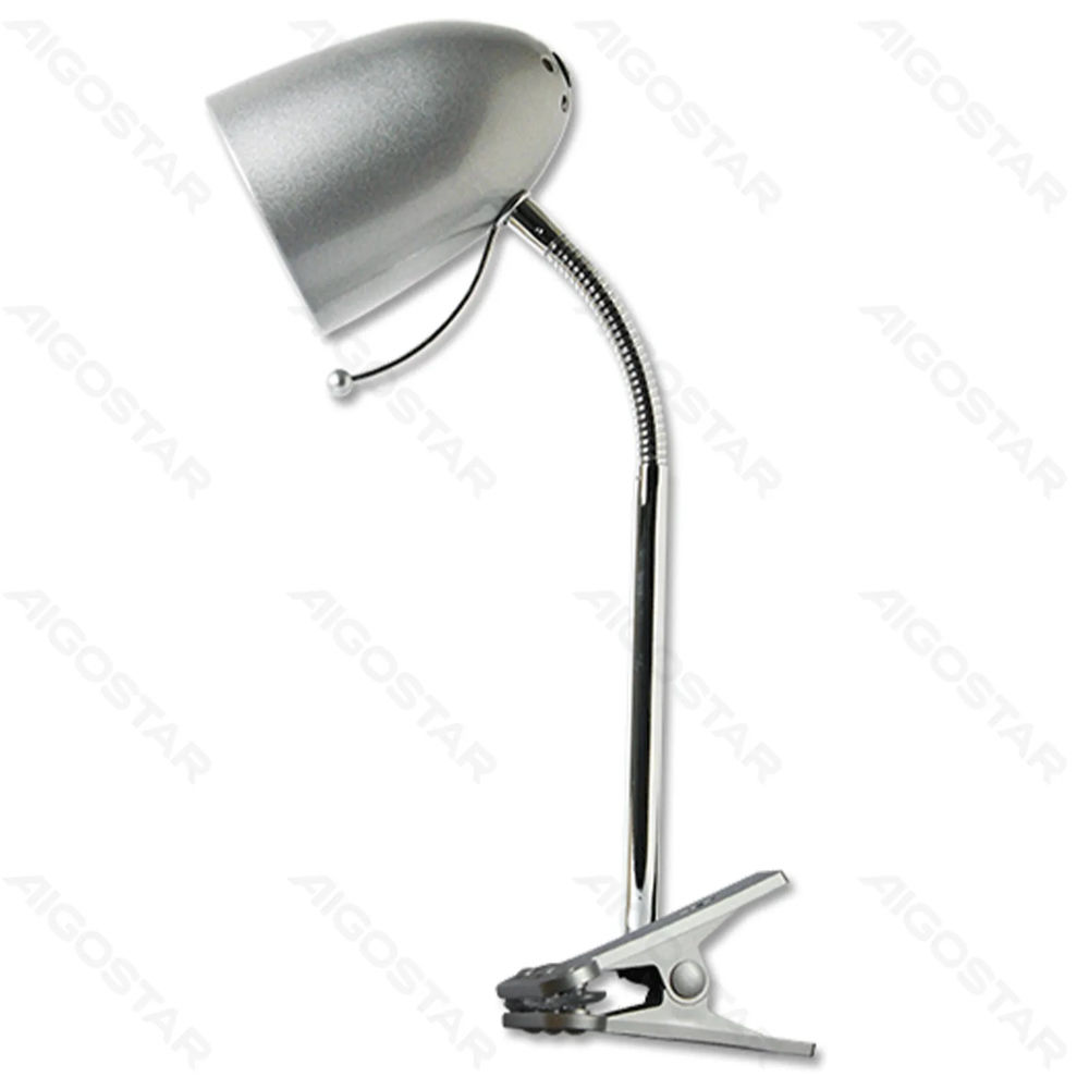 LAMPADA DA SCRIVANIA A CLIP 35CM - ARGENTOAigostar
