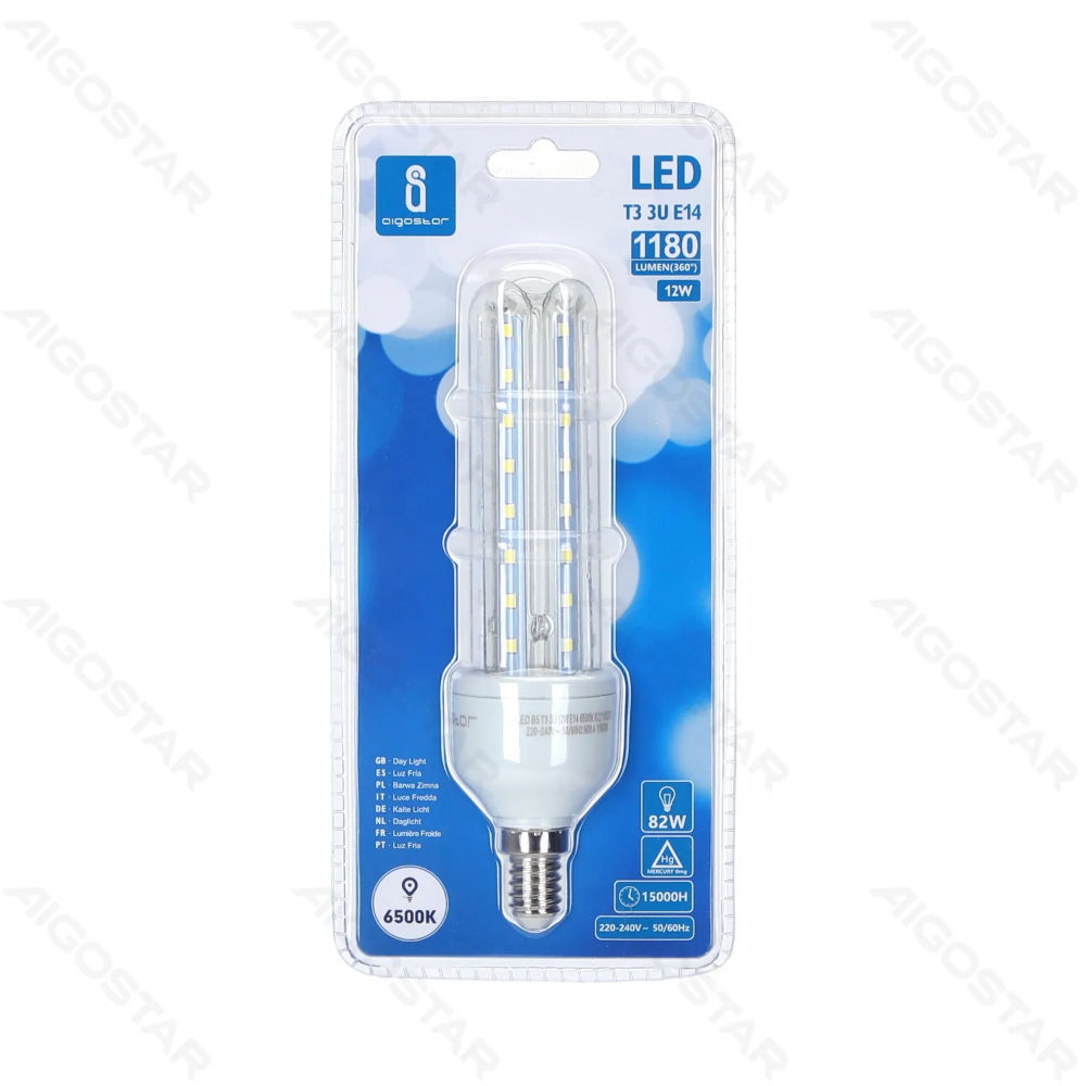 LAMPADINA LED-3U E14 12W - LUCE FREDDA - 1180LMAigostar