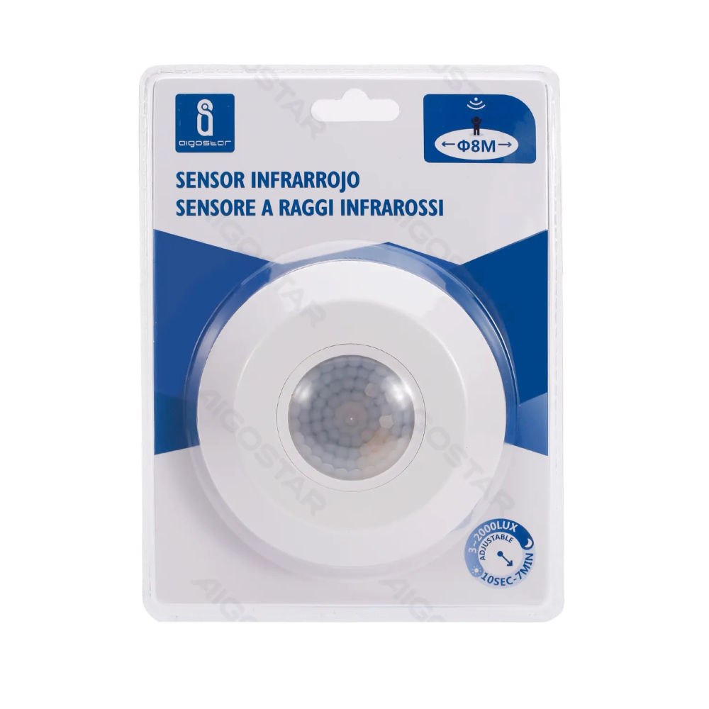 SENSORE DI MOVIMENTO DA SOFFITTO - 10,8 x 2,5CMAigostar