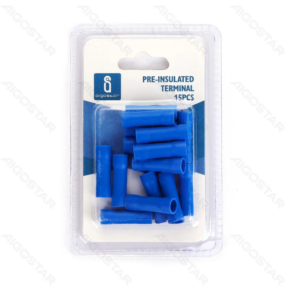 TERMINALI PREISOLATI BV5.5 - BLU - 15PZAigostar