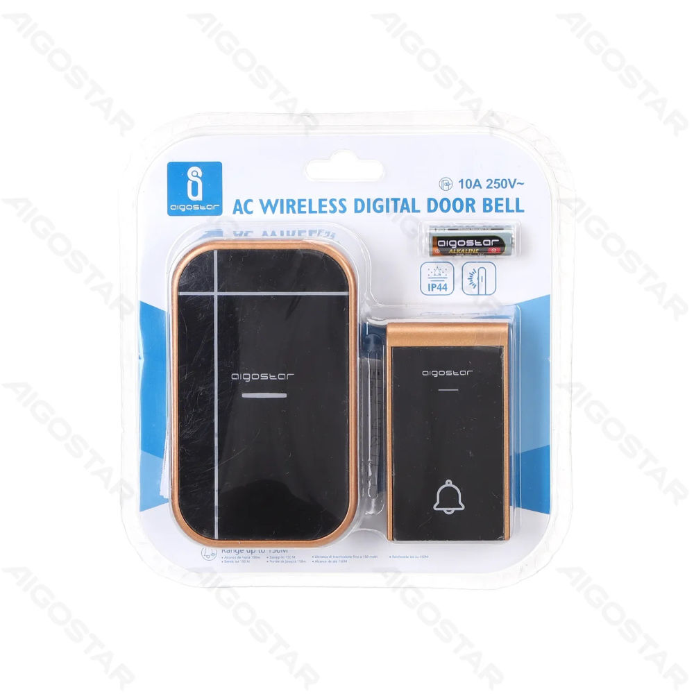 CAMPANELLO WIRELESS AC - NERO E OROAigostar