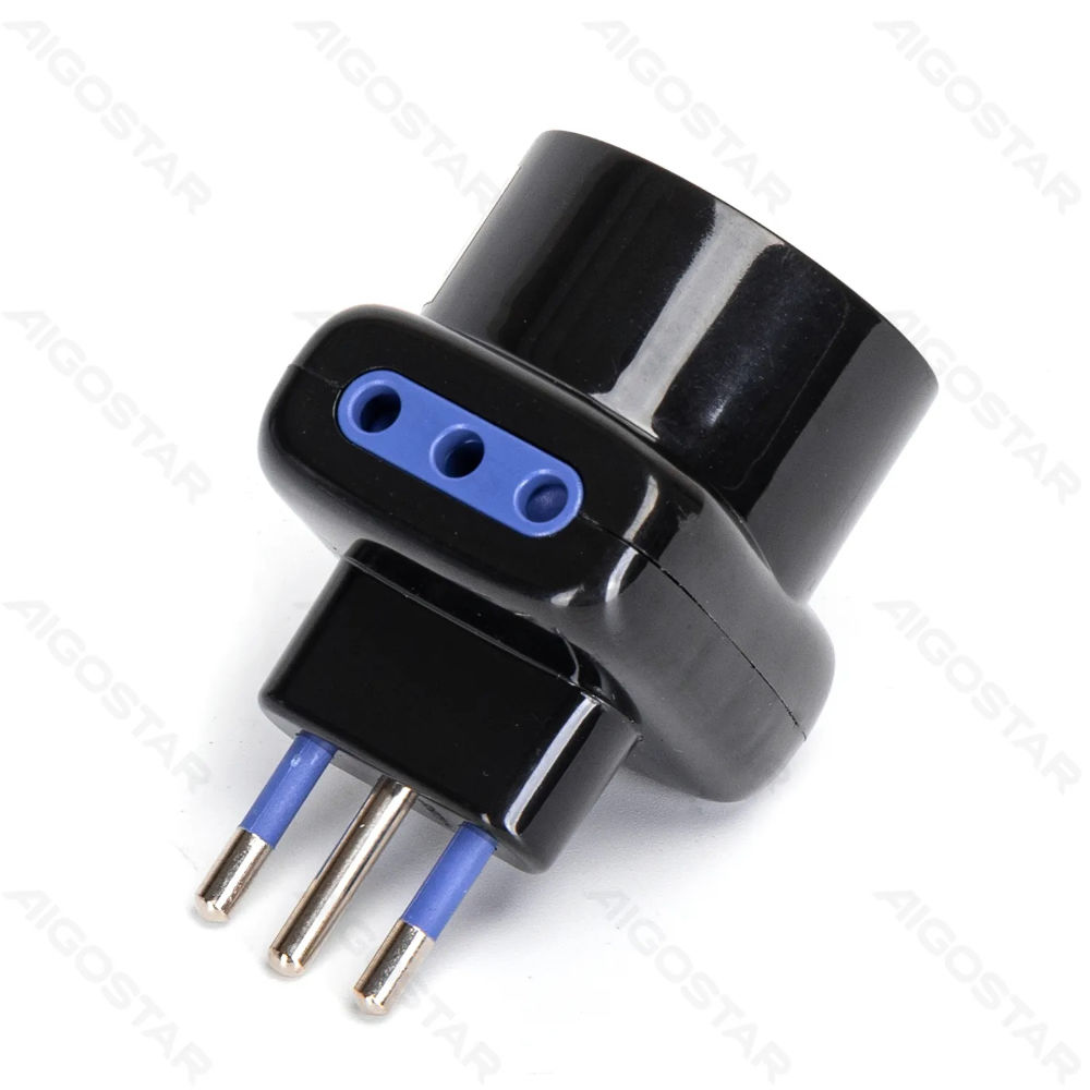 ADATTATORE A 3 VIE 10A - SPINA S11 - NEROAigostar