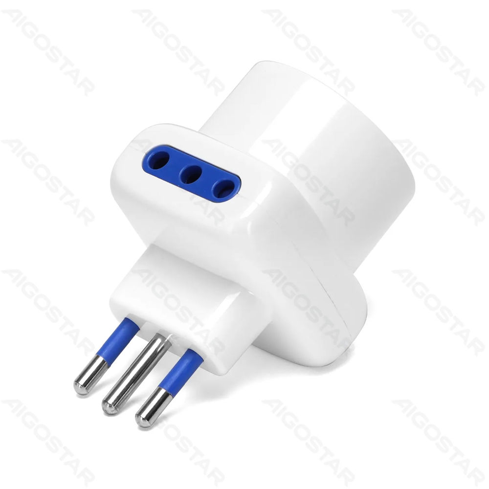 ADATTATORE A 3 VIE 10A - SPINA S11 - BIANCOAigostar