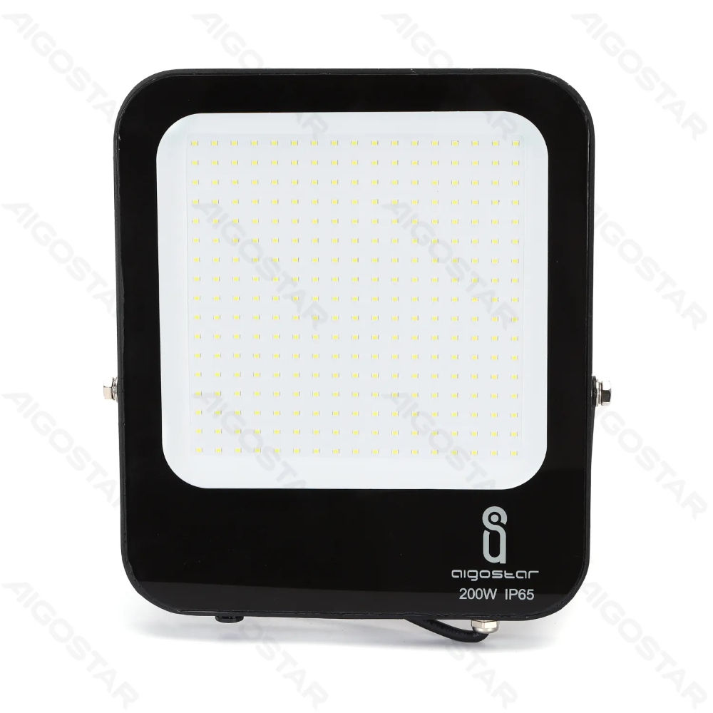 FLOODLIGHT LED NERO 200W - LUCE FREDDA - 18000LMAigostar