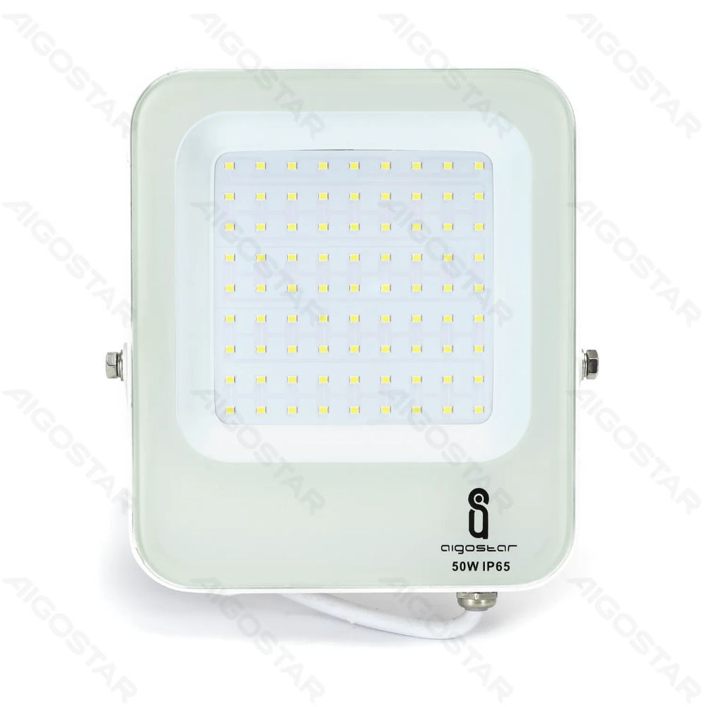 FLOODLIGHT LED NERO 50W - LUCE FREDDA - 4700LMAigostar