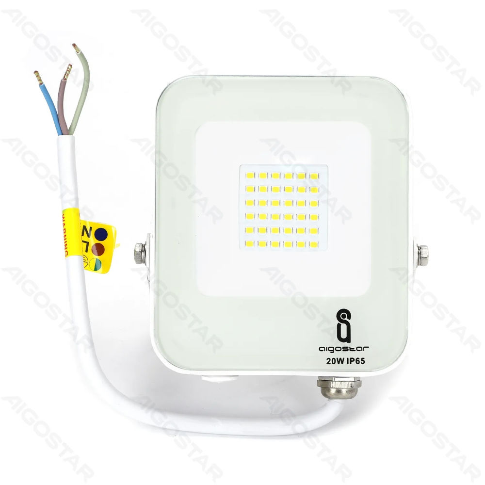 FLOODLIGHT LED BIANCO 20W - LUCE NEUTRA - 1800LMAigostar