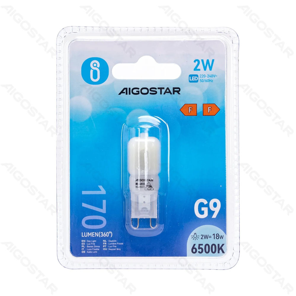 LAMPADINA LED G9 2W - LUCE FREDDA - 170LMAigostar