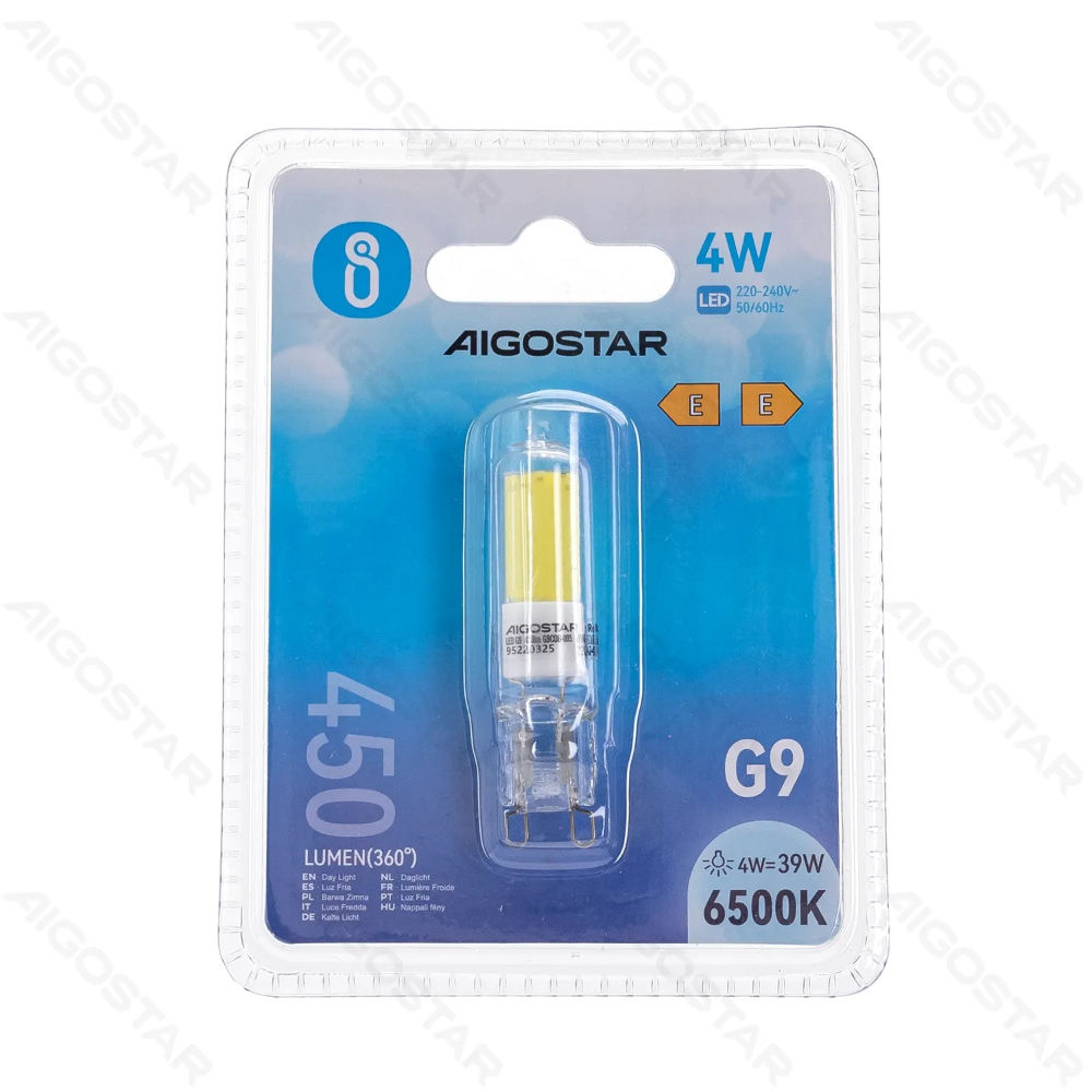 LAMPADIANA LED G9 4W - LUCE FREDDA - 450LMAigostar