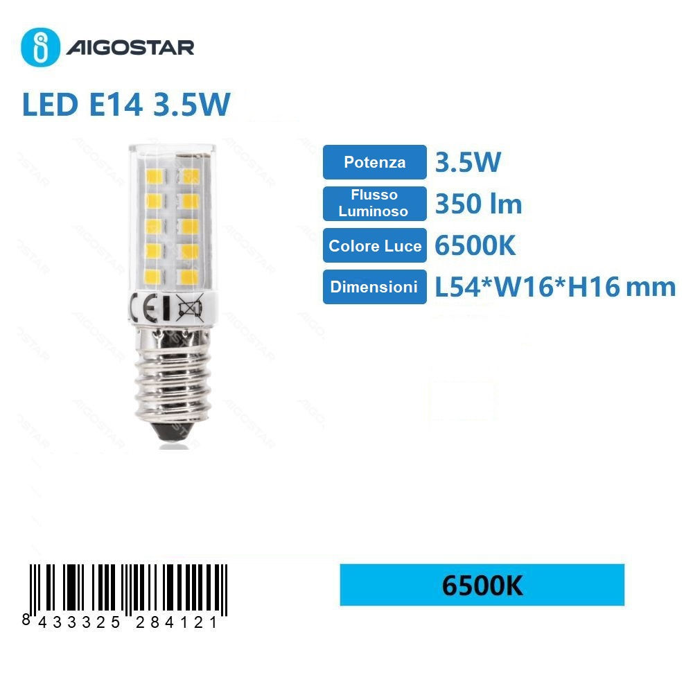 LAMPADINA LED E14 3.5W - LUCE FREDDA - 350LMAigostar