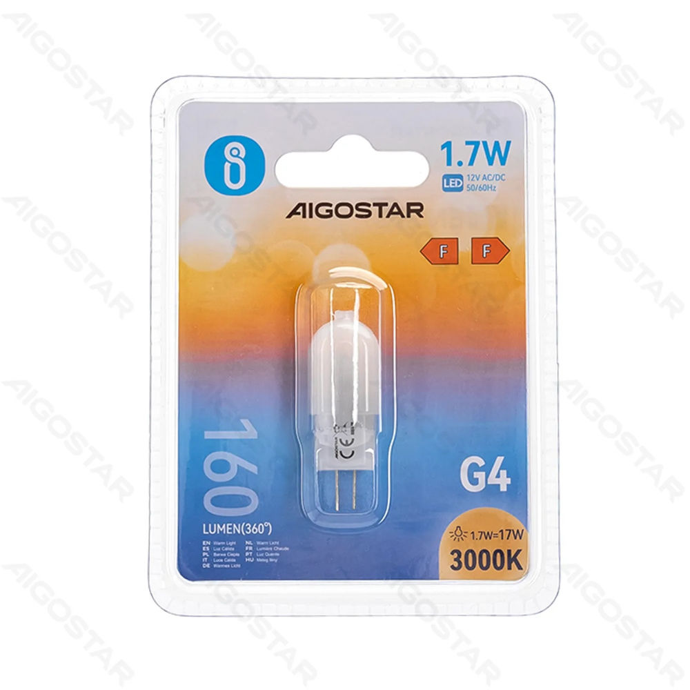 LAMPADINA LED G4 1.7W - LUCE CALDA - 160LMAigostar