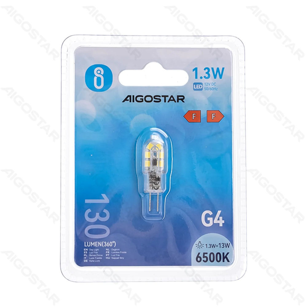 LAMPADINA LED G4 1.3W - LUCE FREDDA - 130LMAigostar