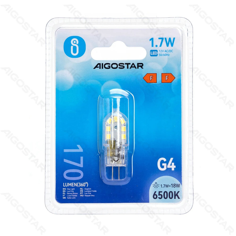 LAMPADINA LED G4 1.7W - LUCE FREDDA - 170LMAigostar