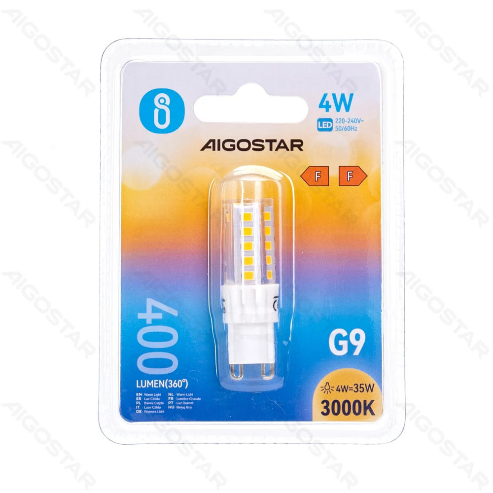 LAMPADINA LED G9 4W - LUCE CALDA - 400LMAigostar