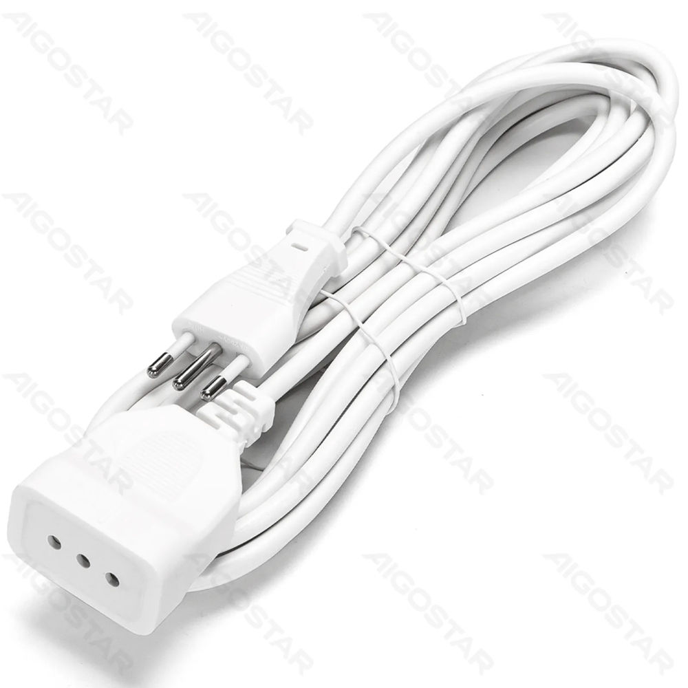 PROLUNGA 10A - CAVO 3G0.75mm² - BIANCO 5MAigostar