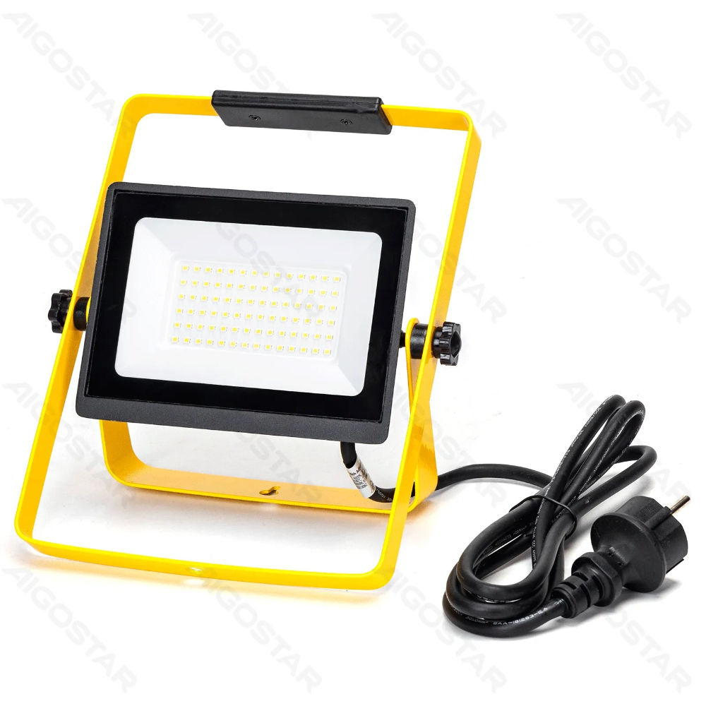 FLOODLIGHT LED DA CANTIERE CON CAVO 50W - LUCE FREDDAAigostar