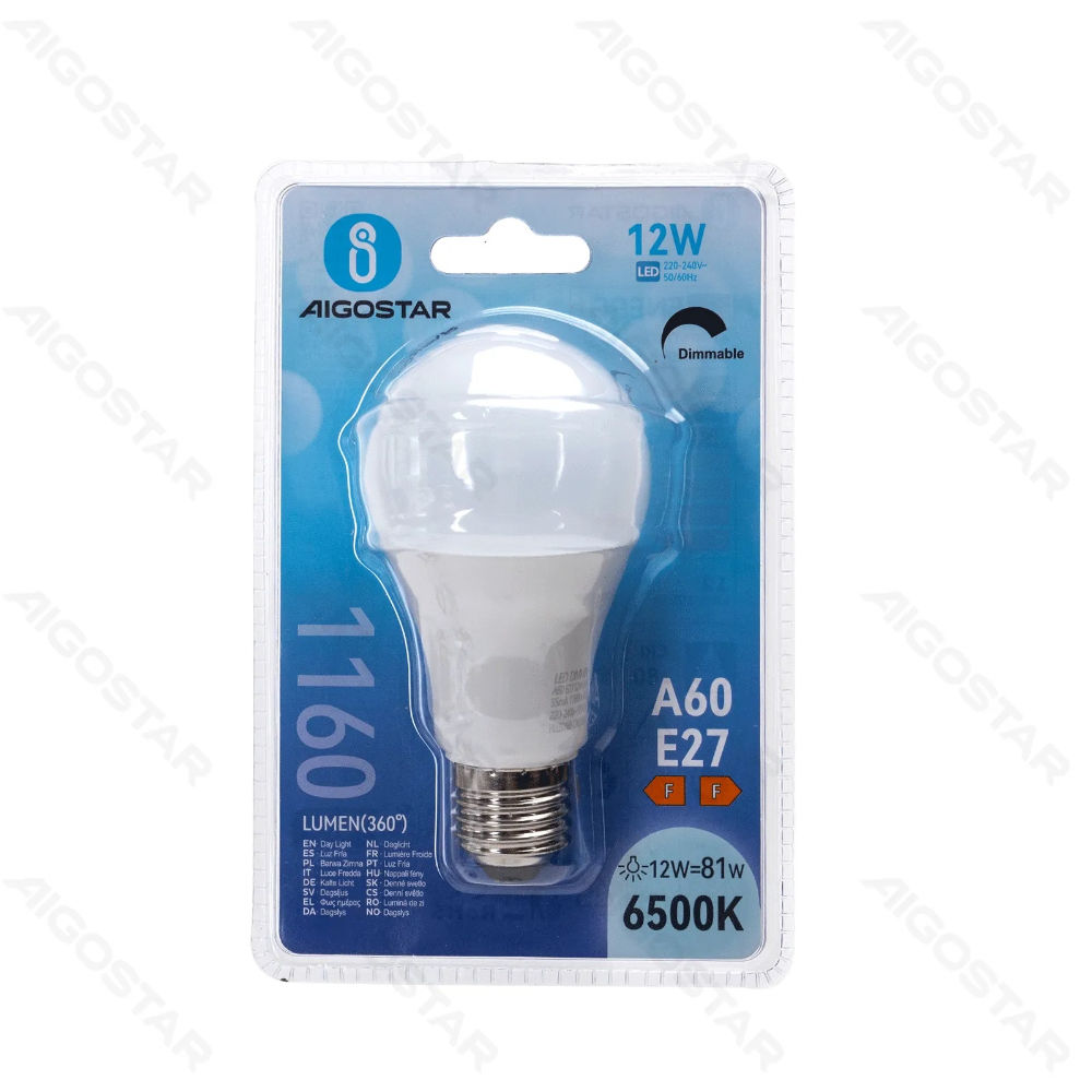 LAMPADINA LED DIMMERABILE A60 E27 12W - LUCE FREDDAAigostar