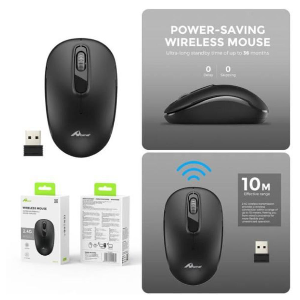 Mouse Wireless MS-017 - NeroHome