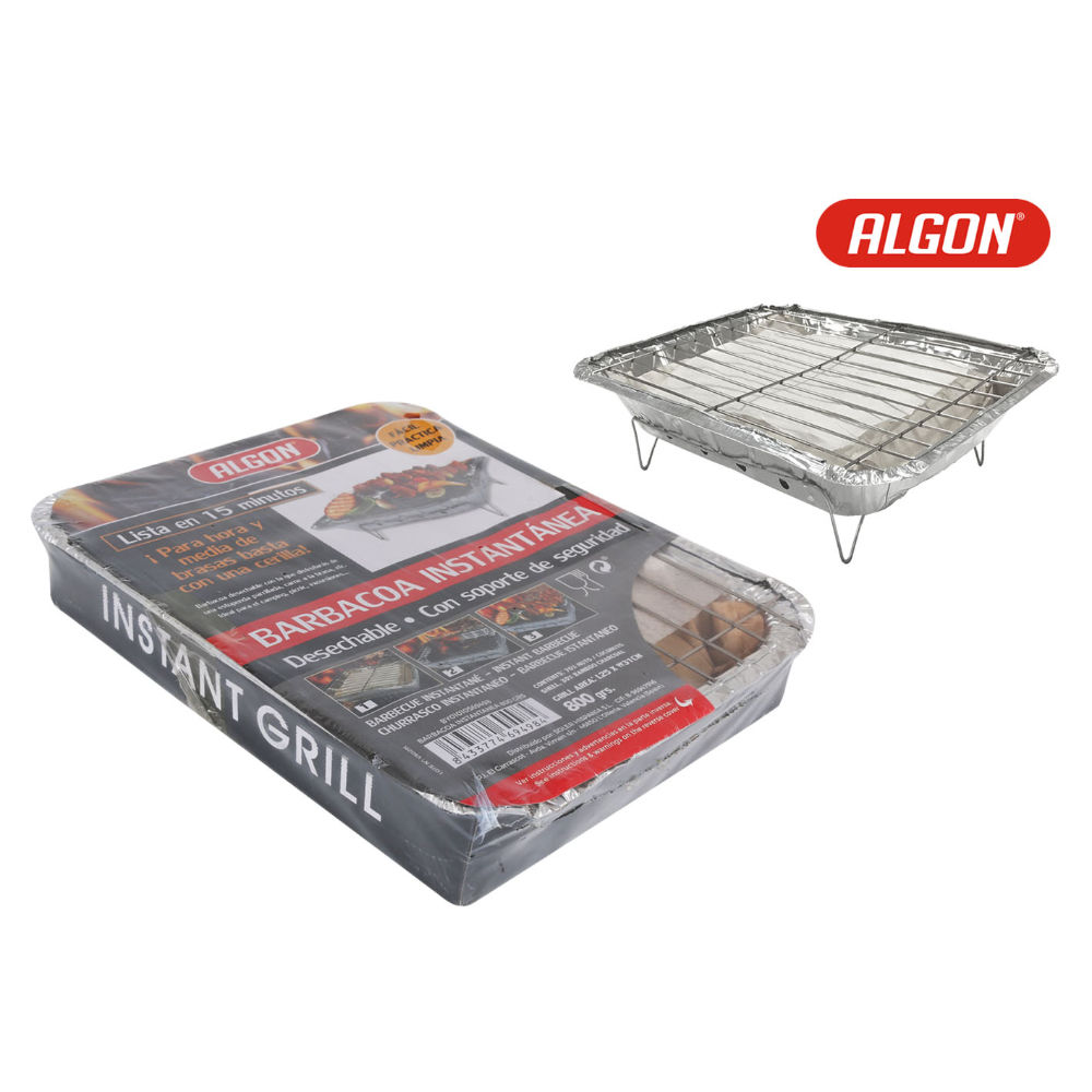 BARBECUE ISTANTANEO 800GRS ALGONAlgon