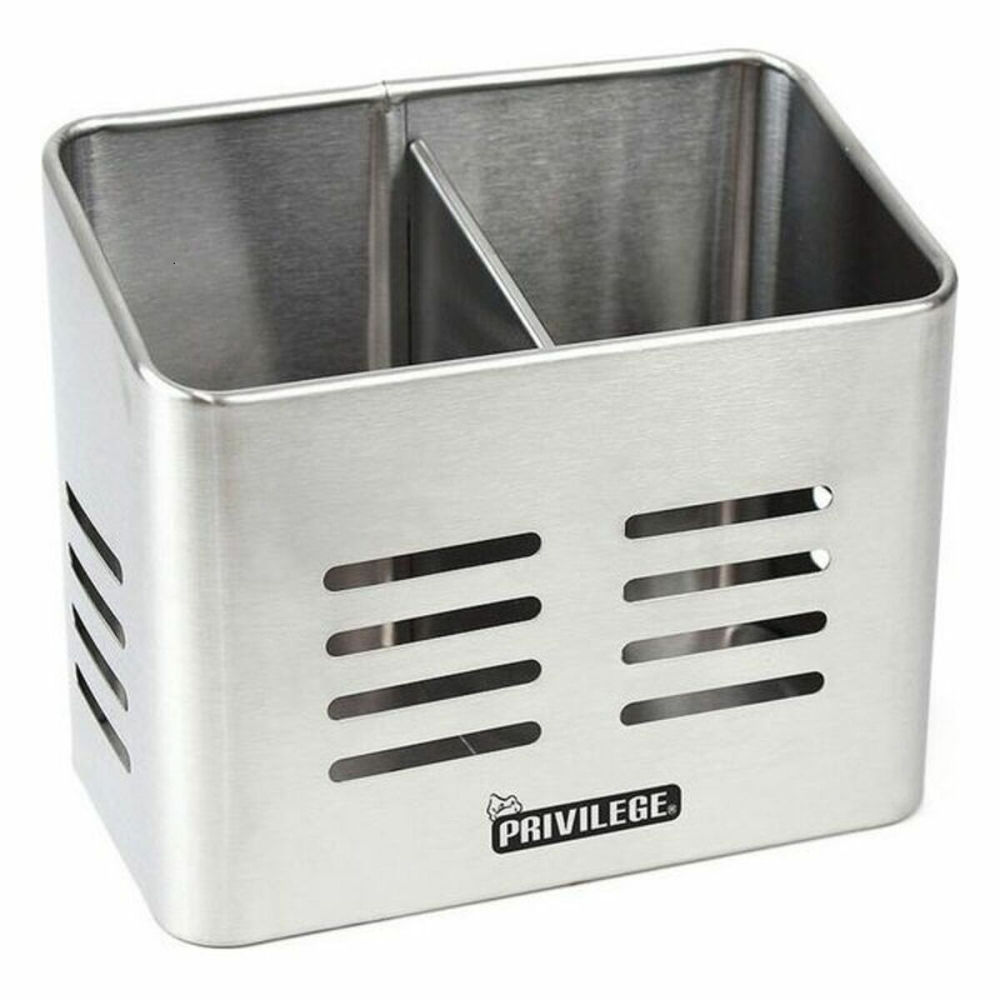 BARATTOLO UTENSILI CUCINA INOX 16X9X13CMPrivilege