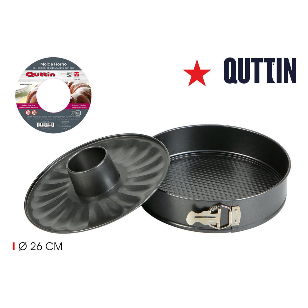 TEGLIA ROTONDA BASE RIMOVIBILE 26CM QUTTQuttin