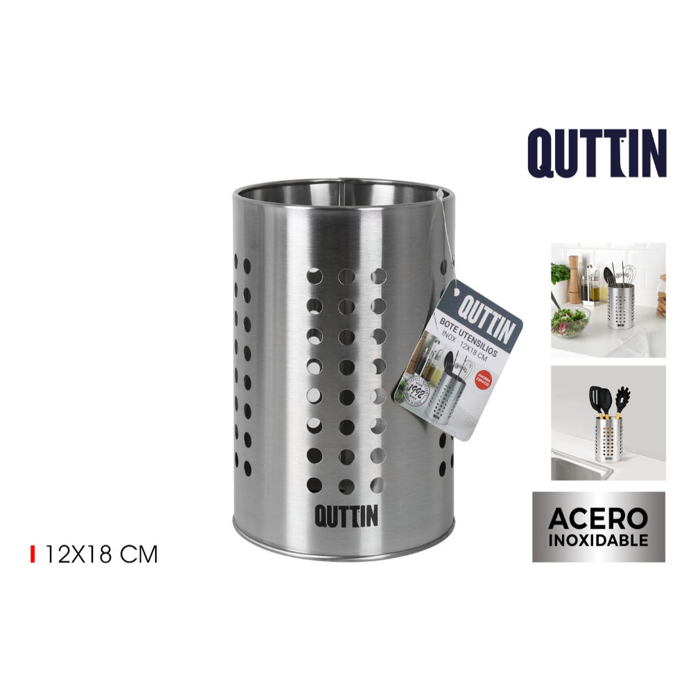 BARATTOLO UTENSILI CUCINA INOX 12X1 QUTTINQuttin