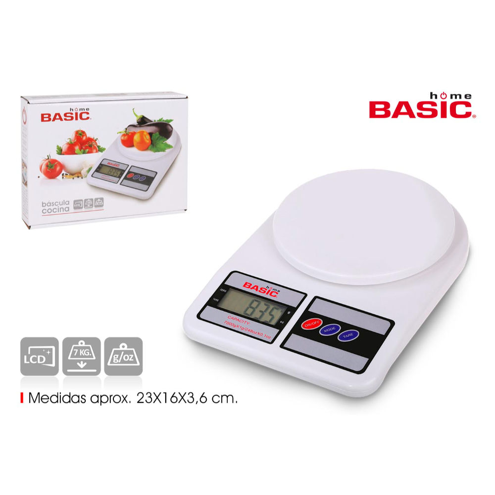 BILANCIA DIGITALE DA CUCINA - 7KGHome Basic