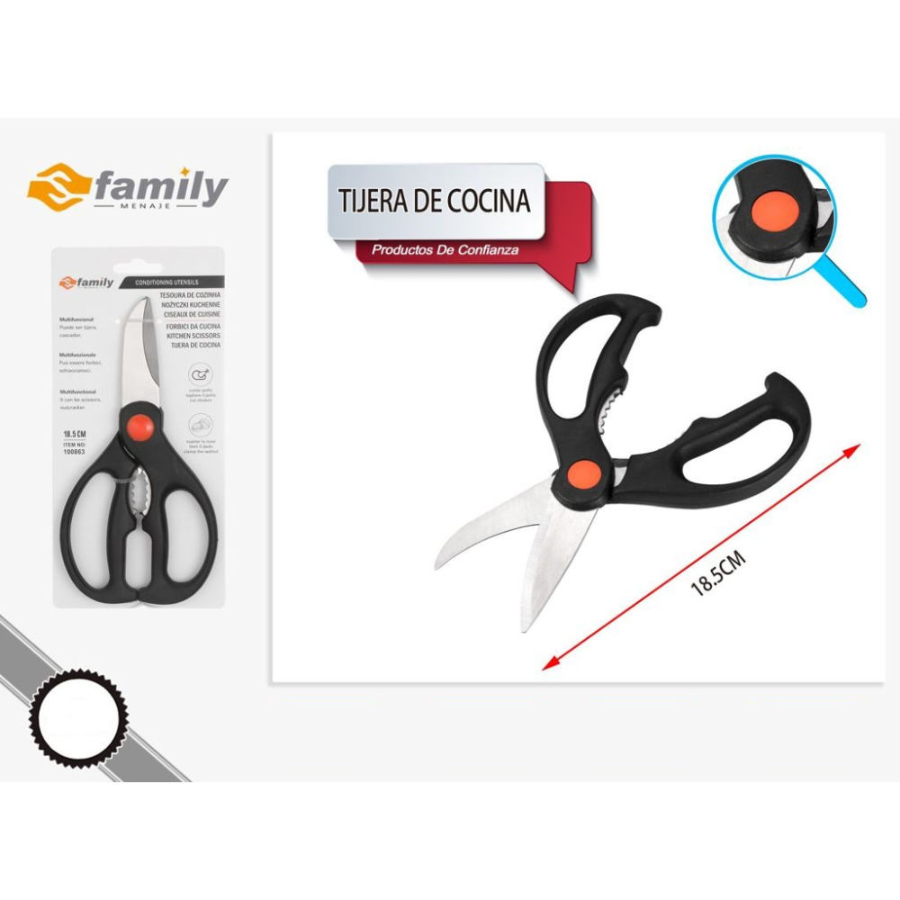 Sfamily Forbici da Cucina - 18,5cmS Family