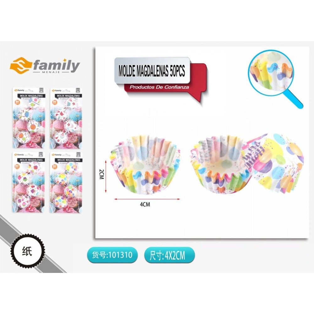 PIROTTINI IN CARTA 80PCS 4CMS Family