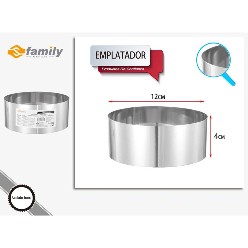 Sfamily Stampo per Dolci - Ø12x4cmS Family
