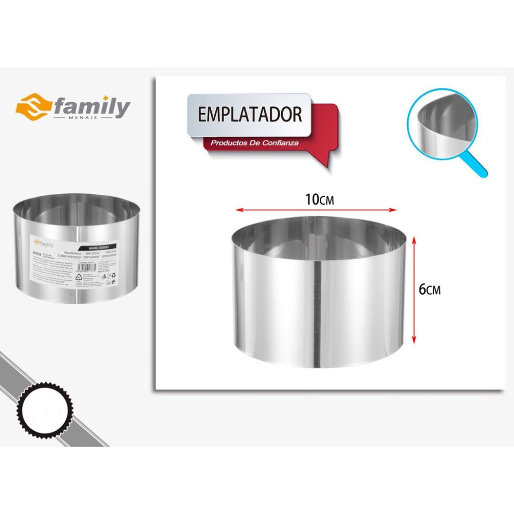 Sfamily Stampo per Dolci - Ø10x6cmS Family