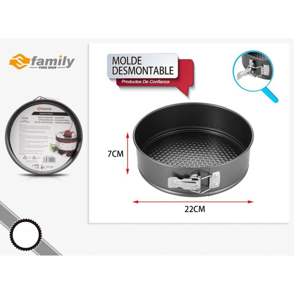 Sfamily Tortiera Apribile Tonda - Ø22cmS Family