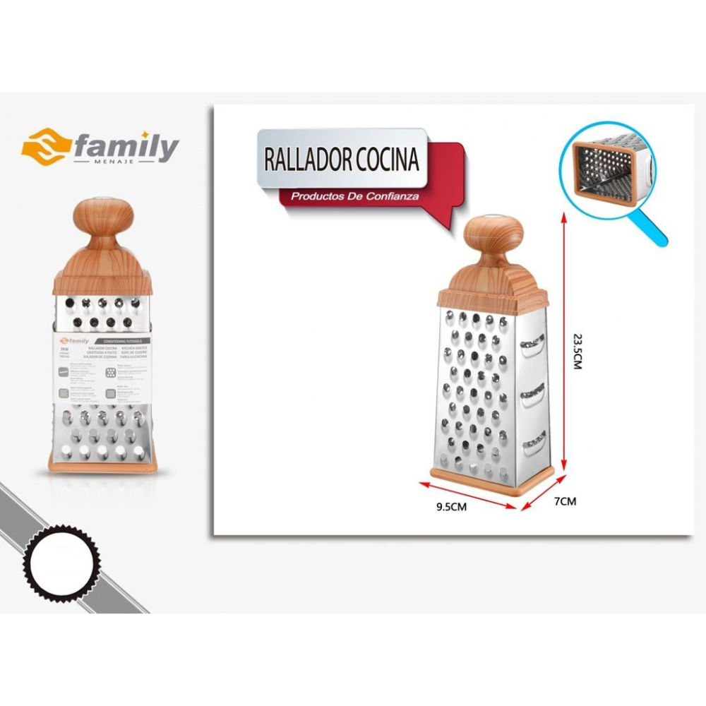 Grattugia 4 Facce - 23,5cmS Family