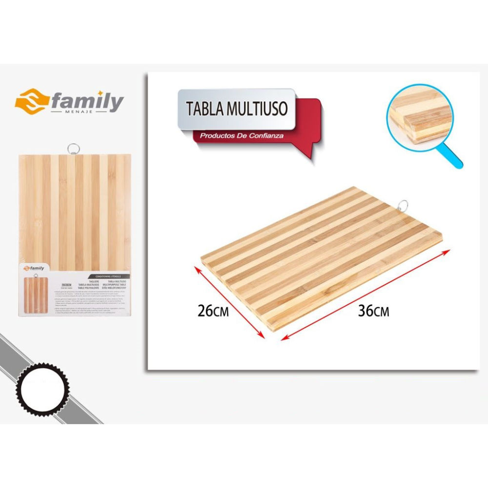 Sfamily Tagliere in Bambù - 26x36cmS Family