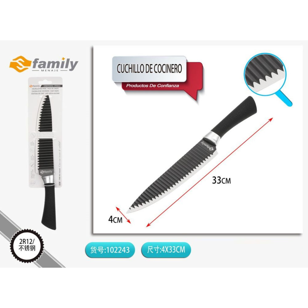 COLTELLO DA CUCINA 32CMS Family