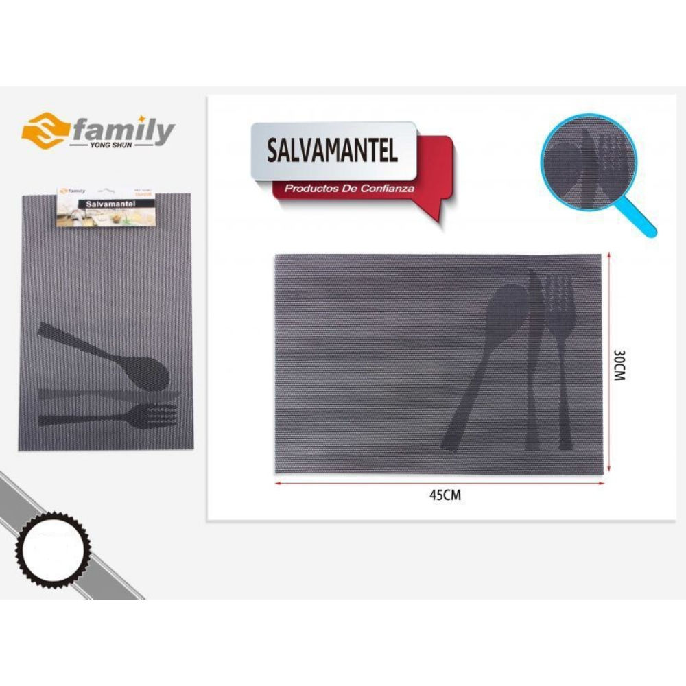 Sfamily Tovaglietta 16377/9 30x45cm - NeroS Family