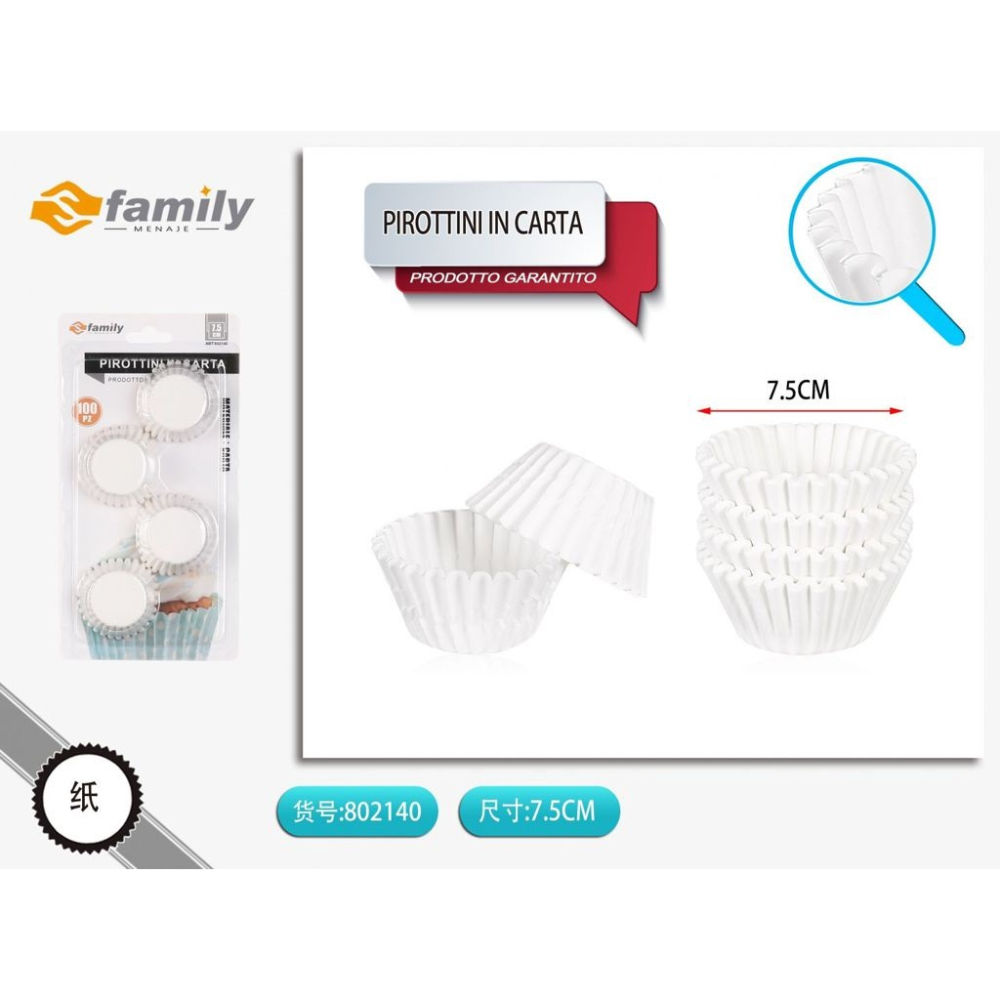 PIROTTINI IN CARTA 80PZ 7CMS Family