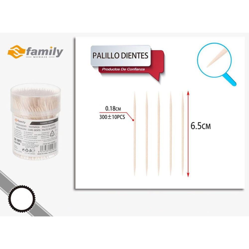 Sfamily Stuzzicadenti - 300pzS Family