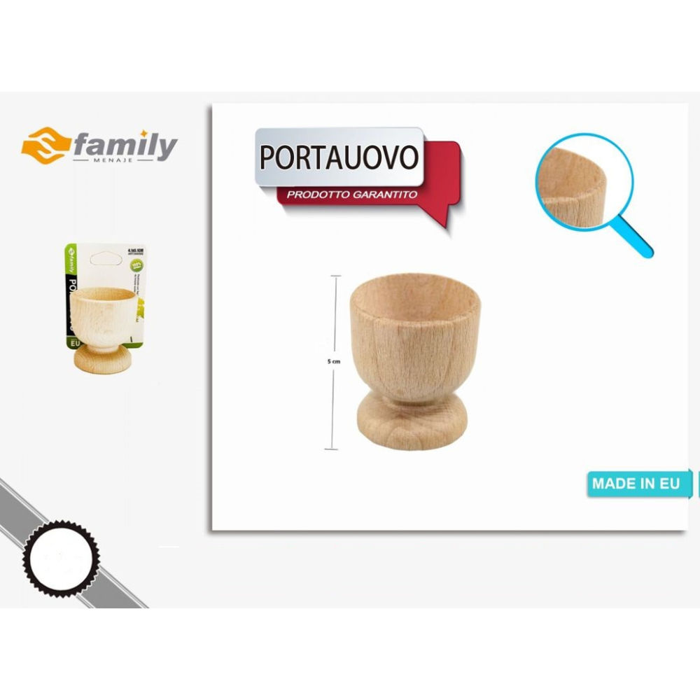 Sfamily Portauovo in Legno - 4x5cmS Family