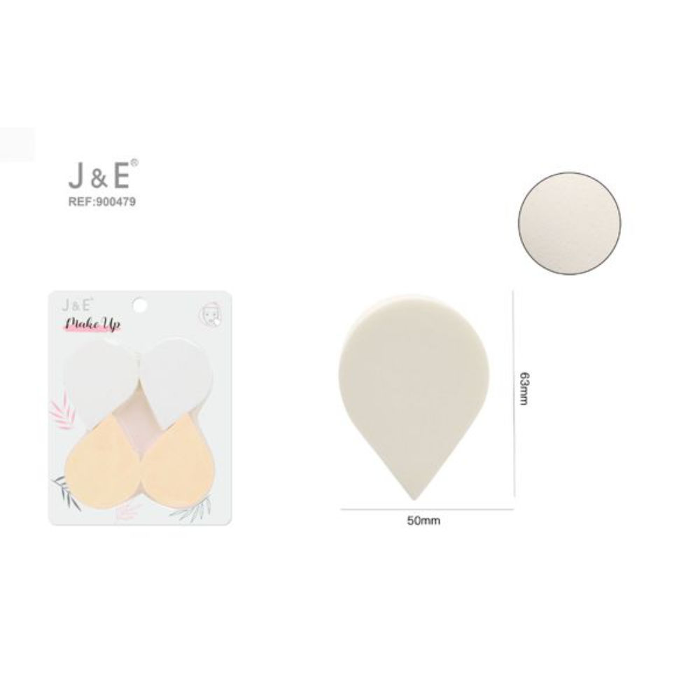 J&E BEAUTY BLENDER PIATTA A GOCCIA 4PZJ&e