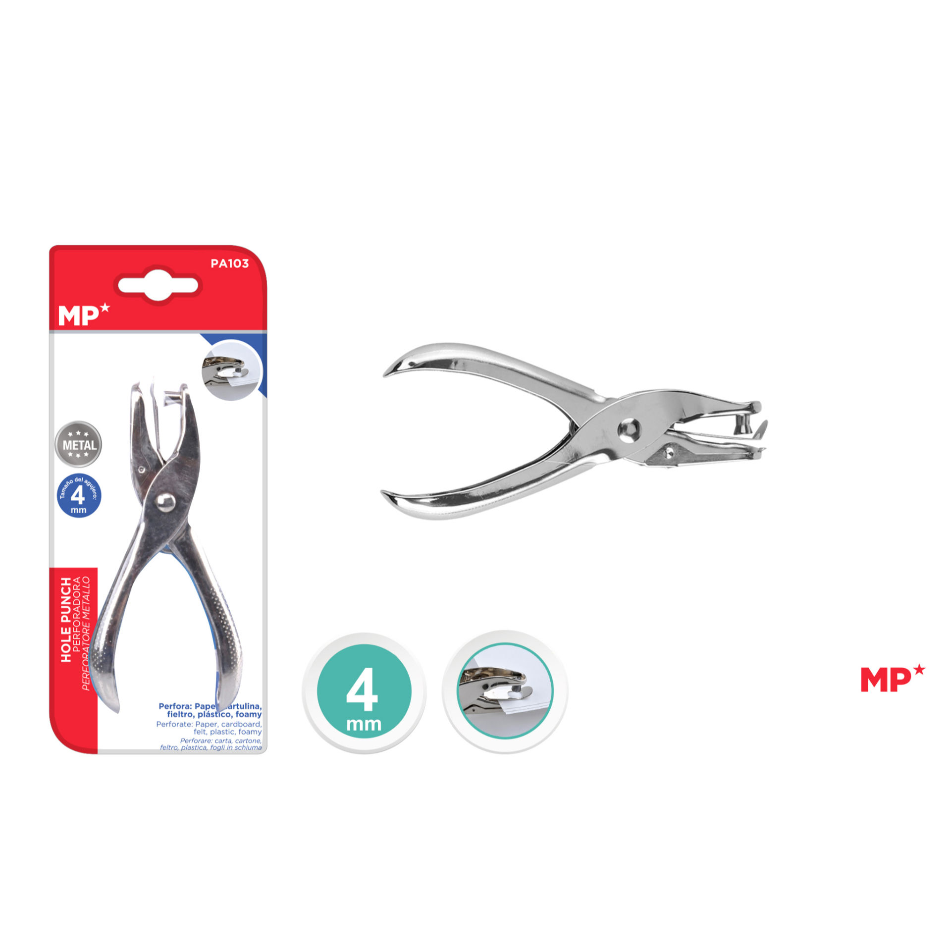 MP PERFORATRICE IN METALLOMp