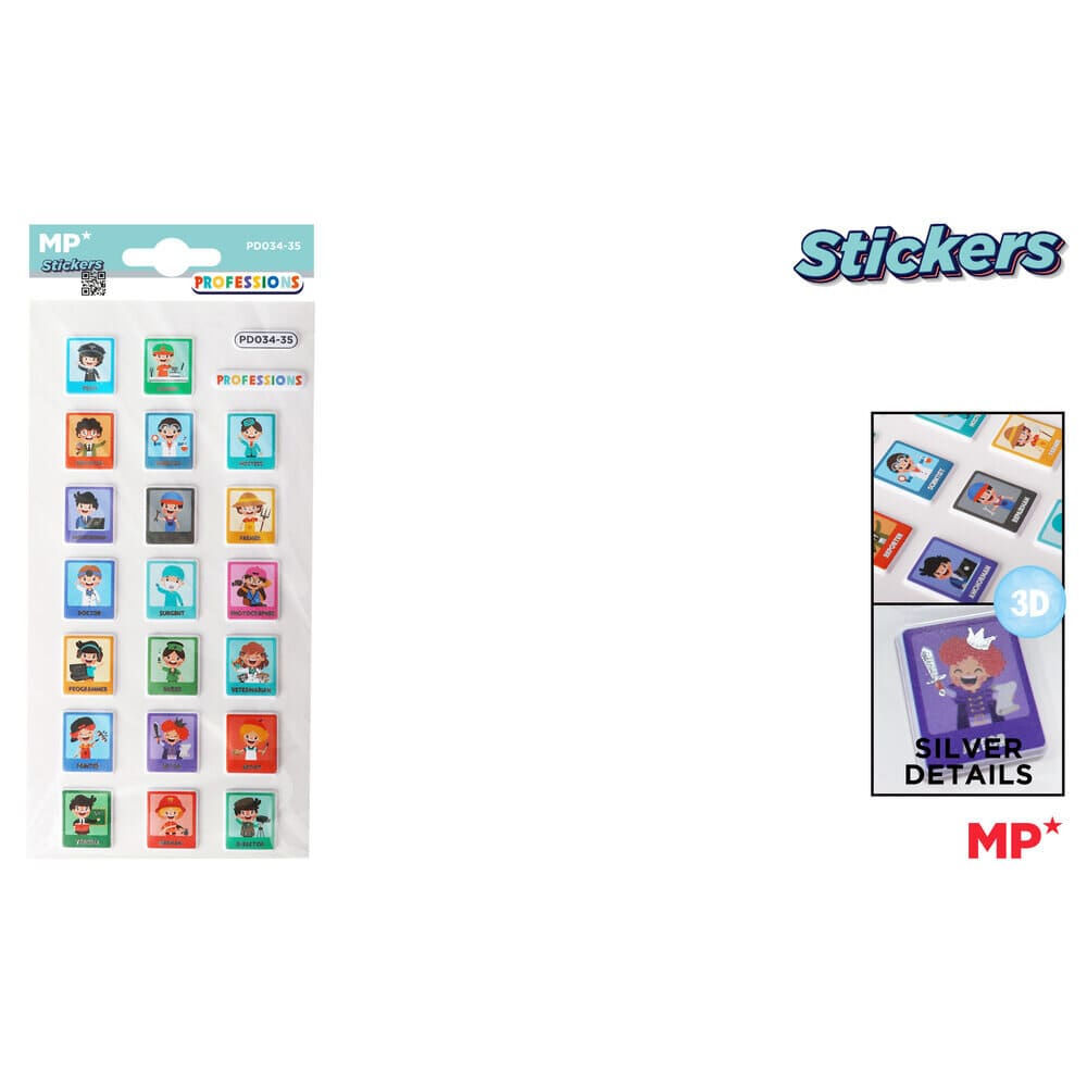 MP STICKERS 3D SOFT PD034/35 - PROFESSIONIMp